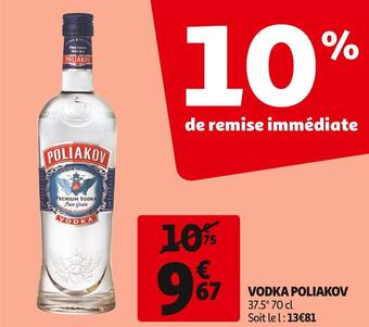 Auchan Poliakov vodka offre