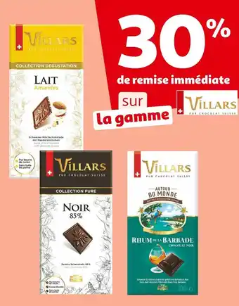Auchan Villars bon plan sur la gamme villars offre