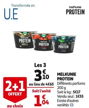 Auchan Melkunie melkunie protein offre