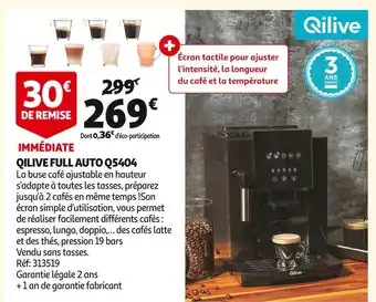 Auchan Qilive qilive full auto q5404 offre