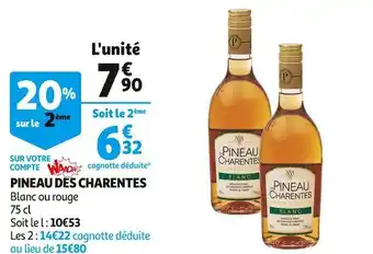 Auchan Pineau des charentes offre
