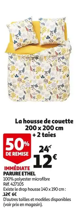 Auchan Parure ethel offre