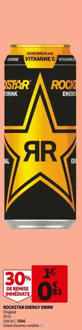 Auchan Rockstar rockstar energy drink offre