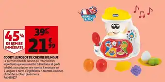 Auchan Cooky le robot de cuisine bilingue offre