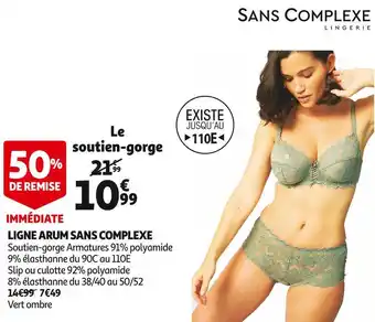 Auchan Sans complexe ligne arum offre