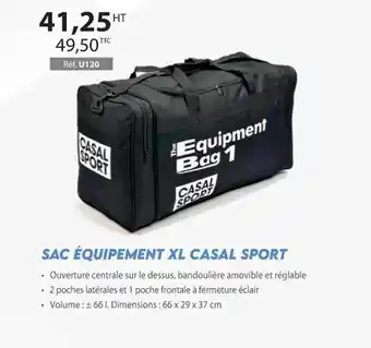 Casal Sport Sac équipement xl casal sport offre