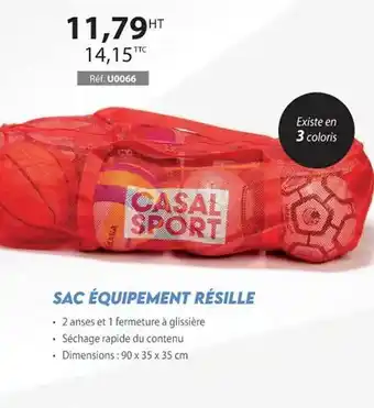 Casal Sport Sac équipement résille offre
