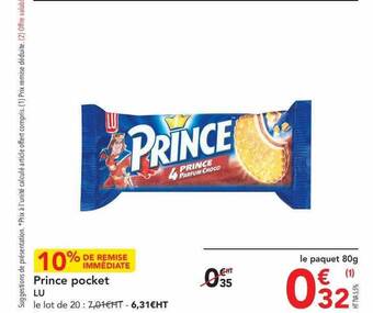 METRO Prince pocket lu offre