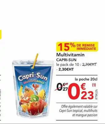 METRO Capri-sun multivitamin offre