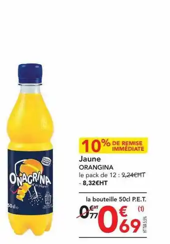METRO Orangina jaune offre
