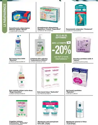 Monoprix Rayon parapharmacie offre