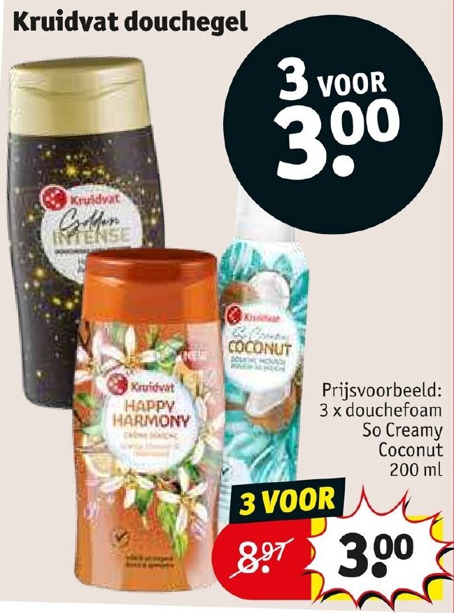 Promo Kruidvat douchegel chez Kruidvat