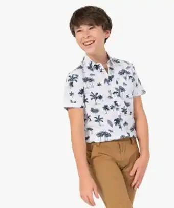 Gémo Chemise garçon à manches courtes avec poche poitrine vue1 - gemo (junior) - gemo offre