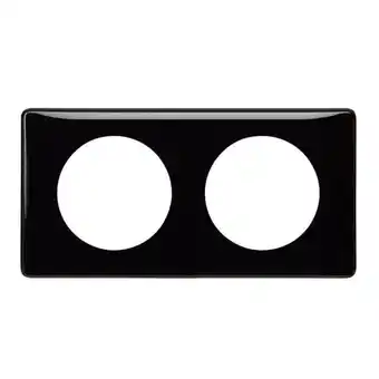 Leroy Merlin Plaque double. céliane, legrand, laque noir offre
