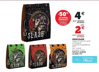 Super U Biere Slash offre