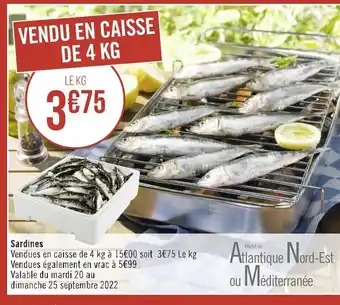 Géant Casino Sardines offre