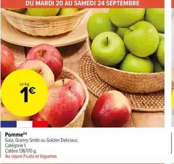 Carrefour Market Pomme offre
