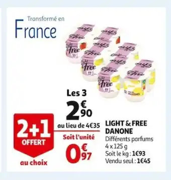Auchan Danone Light & Free offre