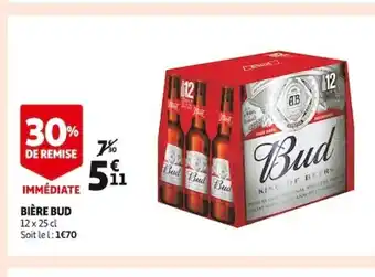 Auchan Bud Biere offre