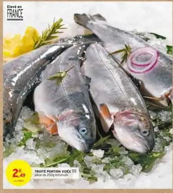 Intermarché Truite Portion Vidée offre