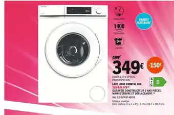 E.Leclerc Lave-linge frontal sharp offre