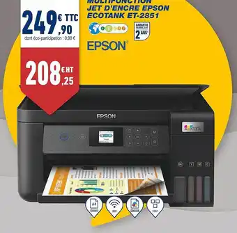 Multifonction jet d'encre epson ecotank et-2851