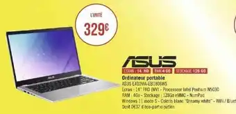 Géant Casino Ordinateur portable asus offre