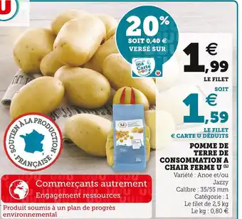 U Express U pomme de terre de consommation a chair ferme offre