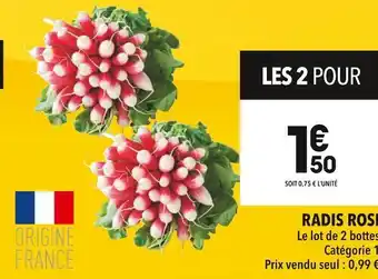 Supeco Radis rose offre