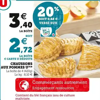 U Express U chaussons aux pommes offre