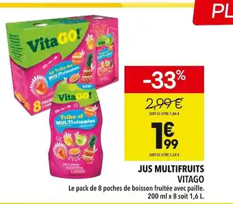 Supeco Vitago jus multifruits offre