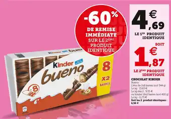 U Express Chocolat kinder chocolat kinder offre