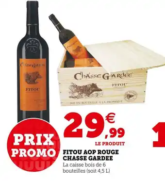 Super U Fitou aop rouge offre