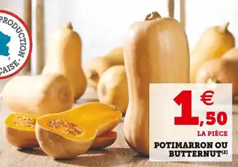 Potimarron ou butternut