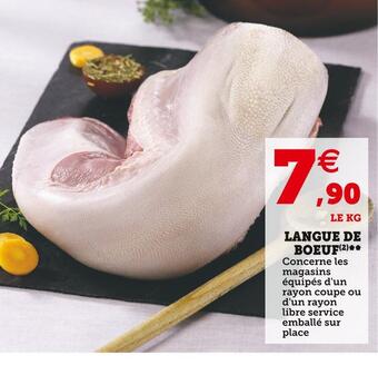 Super U Langue de boeuf offre