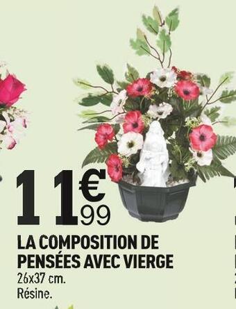 Centrakor La composition de pensées avec vierge offre