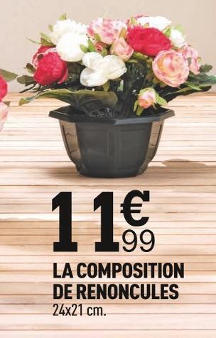 Centrakor La composition de renoncules offre