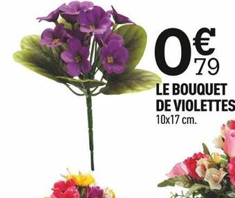 Centrakor Le bouquet de violettes offre