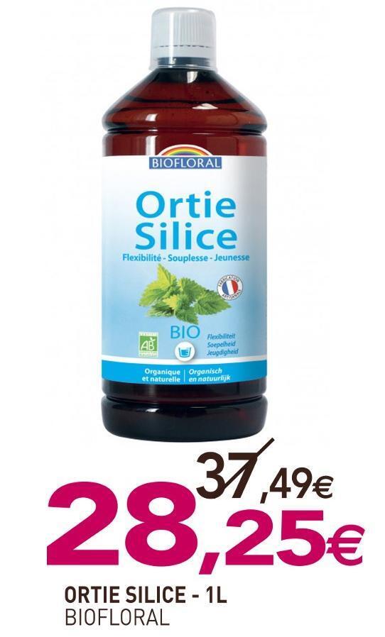 Promo Biofloral ortie silice chez naturéO