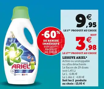 U Express Ariel lessive* offre