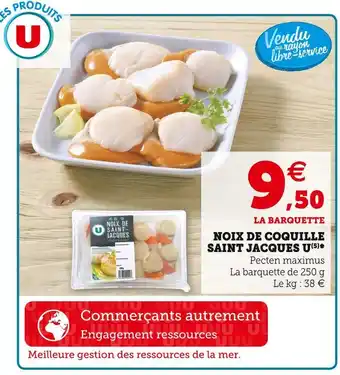 U Express U noix de coquille saint jacques offre