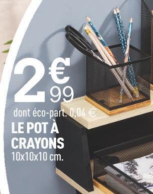 Centrakor Le pot à crayons offre