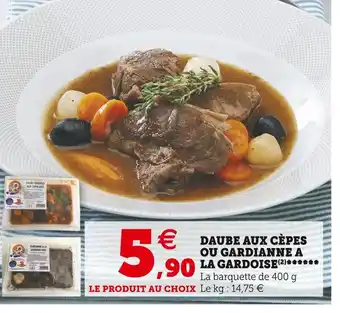Daube aux cèpes ou gardianne a la gardoise