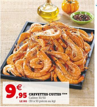 U Express Crevettes cuites offre