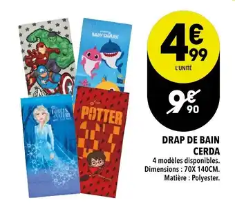 Supeco Drap de bain cerda offre