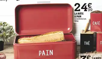 Centrakor La boîte à pain offre