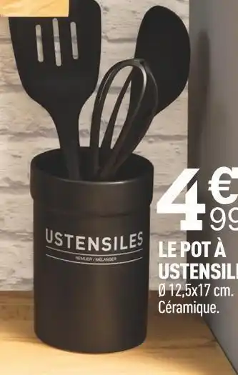 Centrakor Le pot à ustensiles offre