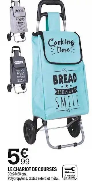 Centrakor Le chariot de courses offre
