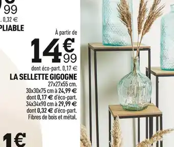 Centrakor La sellette gigogne offre