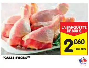 Leader Price Poulet : pilons offre